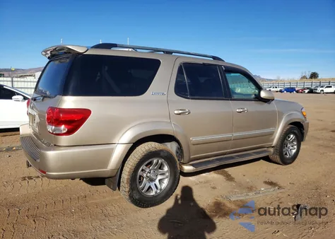 2006 Toyota Sequoia Limited z USA, uszkodzony, nr VIN 5TDBT48A16S268419